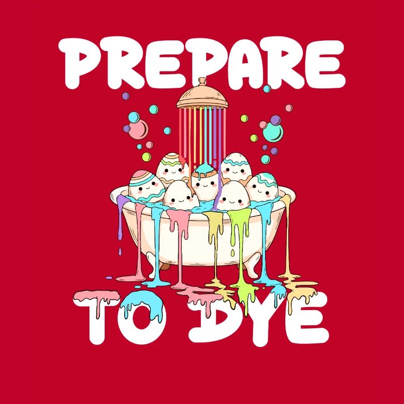 Prepare To Dye Funny Easter Egg Pun