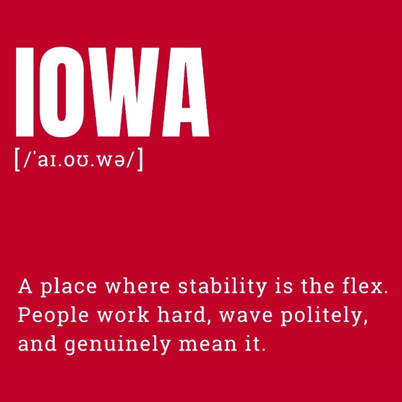 Déclaration typographique Iowa Bold