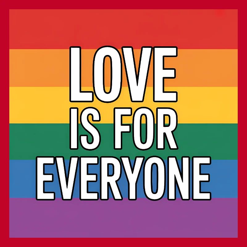 Love is for Everyone - Antifa Rainbow Tee