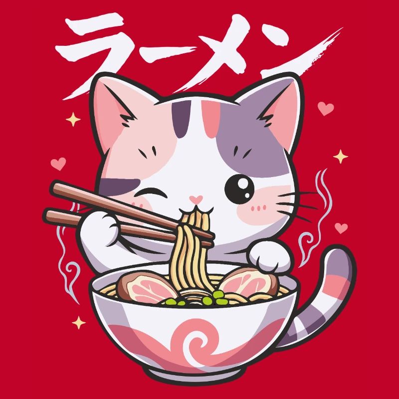 Ramen Chat Kawaii mignon