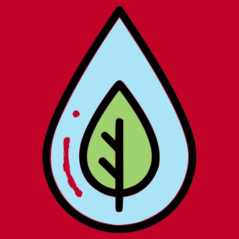Water Drop Leaf Eco