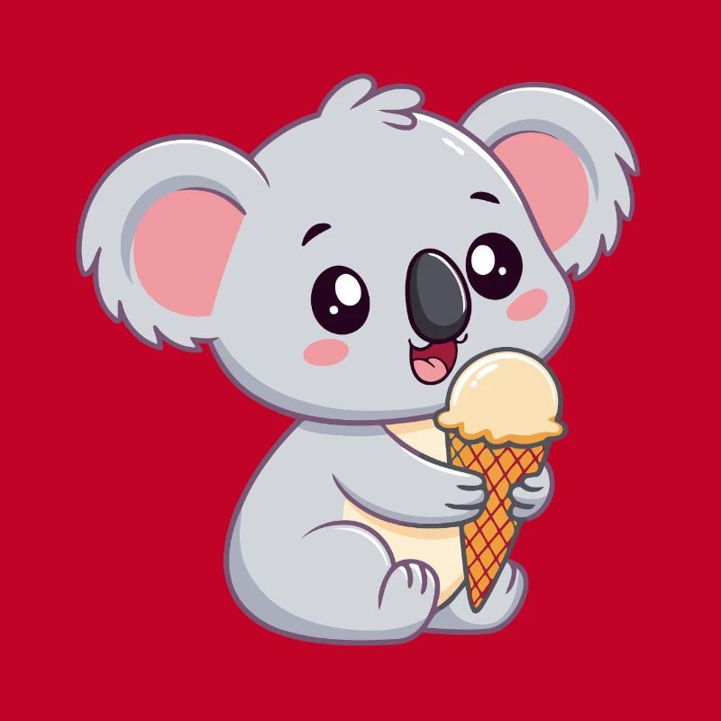 Gourmet-Koala mit Eis