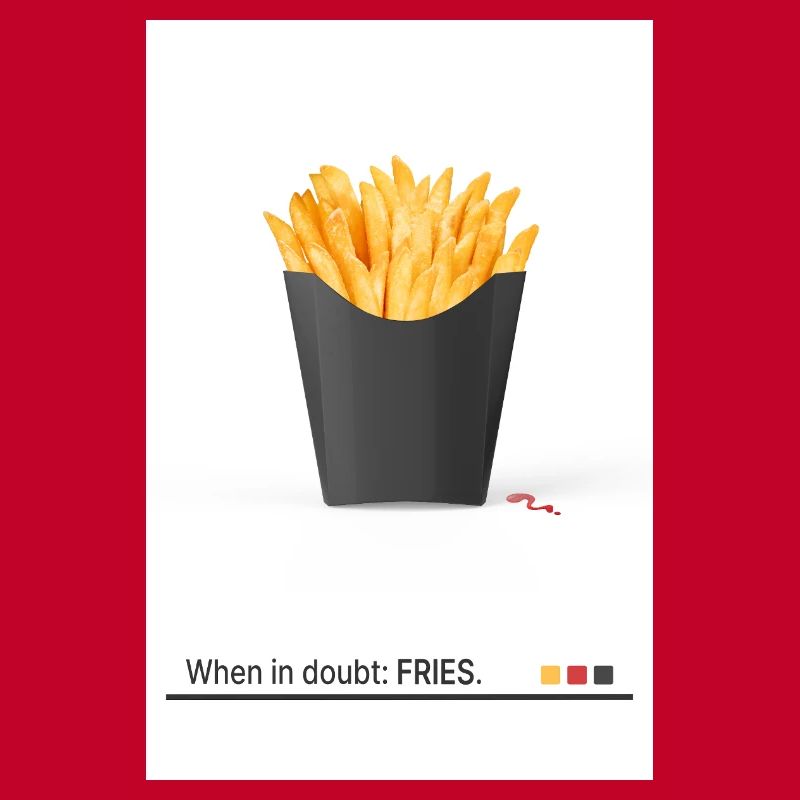 Les frites sont la solution à tout