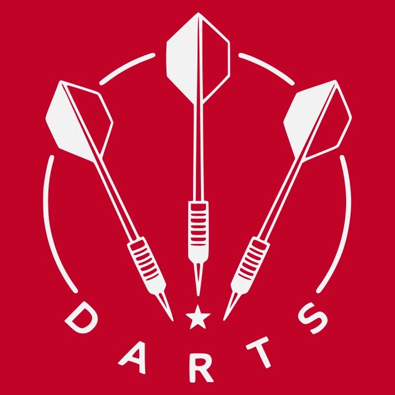 Logo des fléchettes et fléchettes