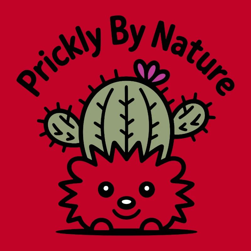 Kaktus-Igel mit Blüte