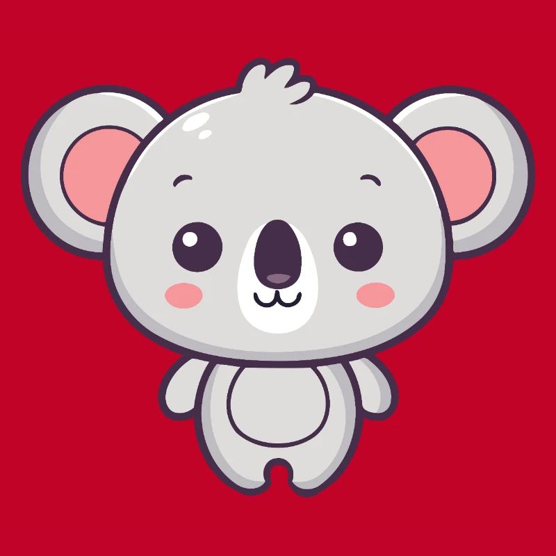 Koala Soft Pastell-Zeichnung