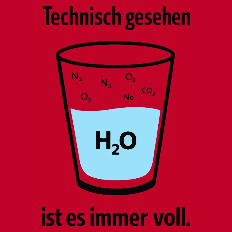 Technically, it's always full – nerd humor