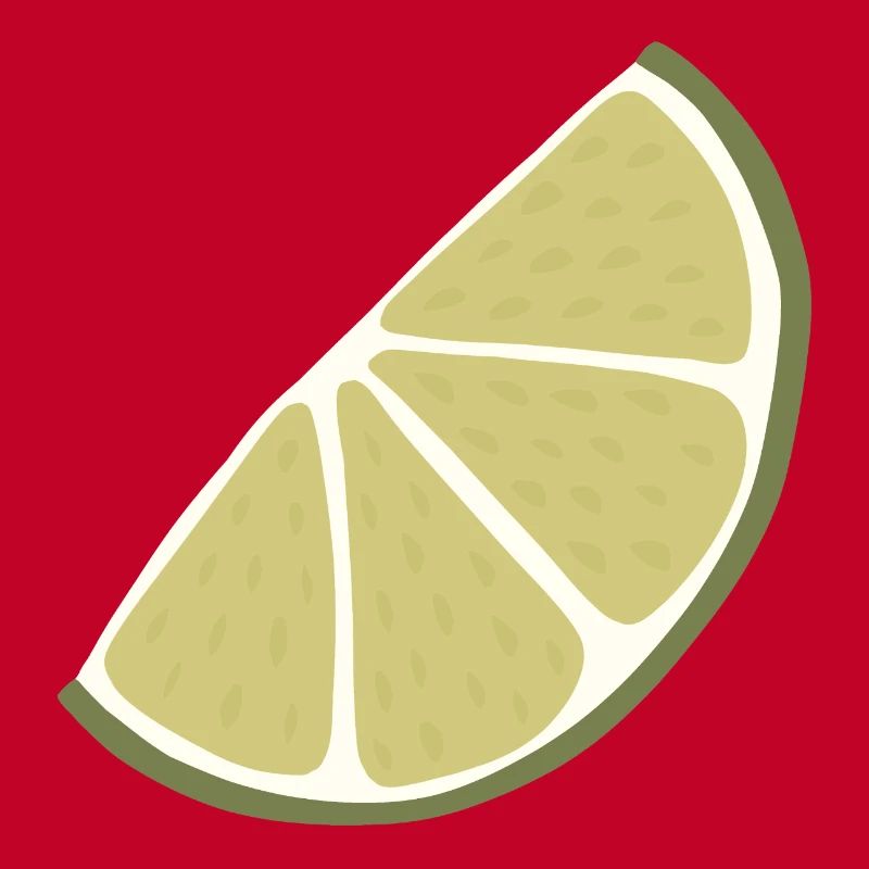 Lime Slice Minimalistische Limette