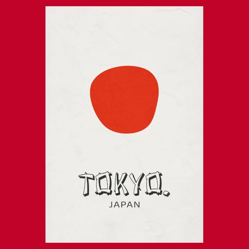 Tokyo Poster – Modernes Design Statement