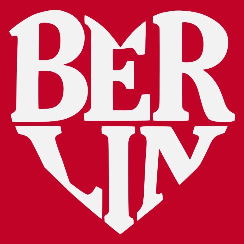 Berlin Heart Font Logo