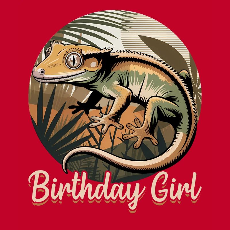 Funny Reptile Crested Gecko