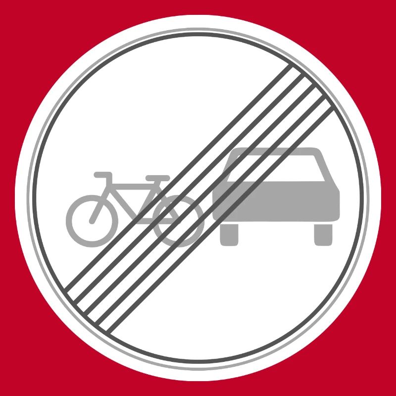 Overtaking by bike allowed again