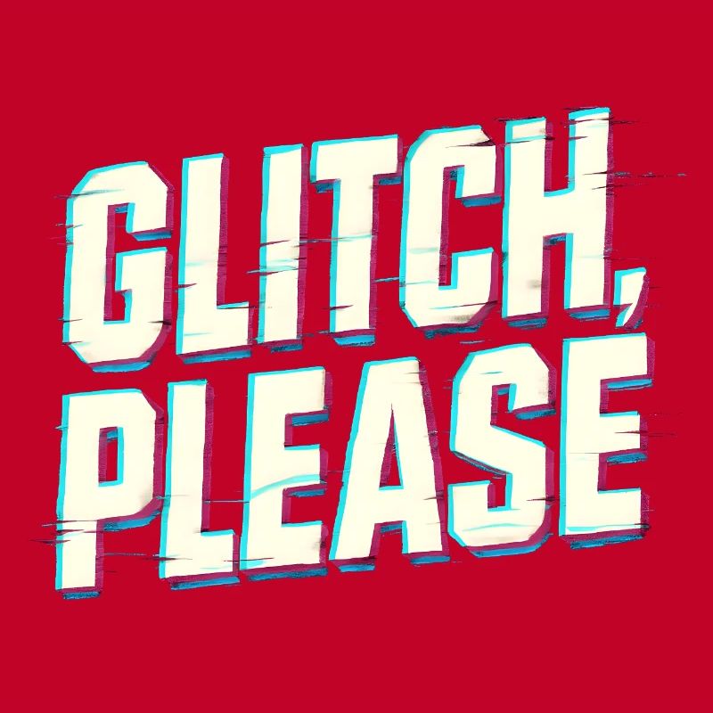 Glitch Please | Retro Gaming Hacker Vibes
