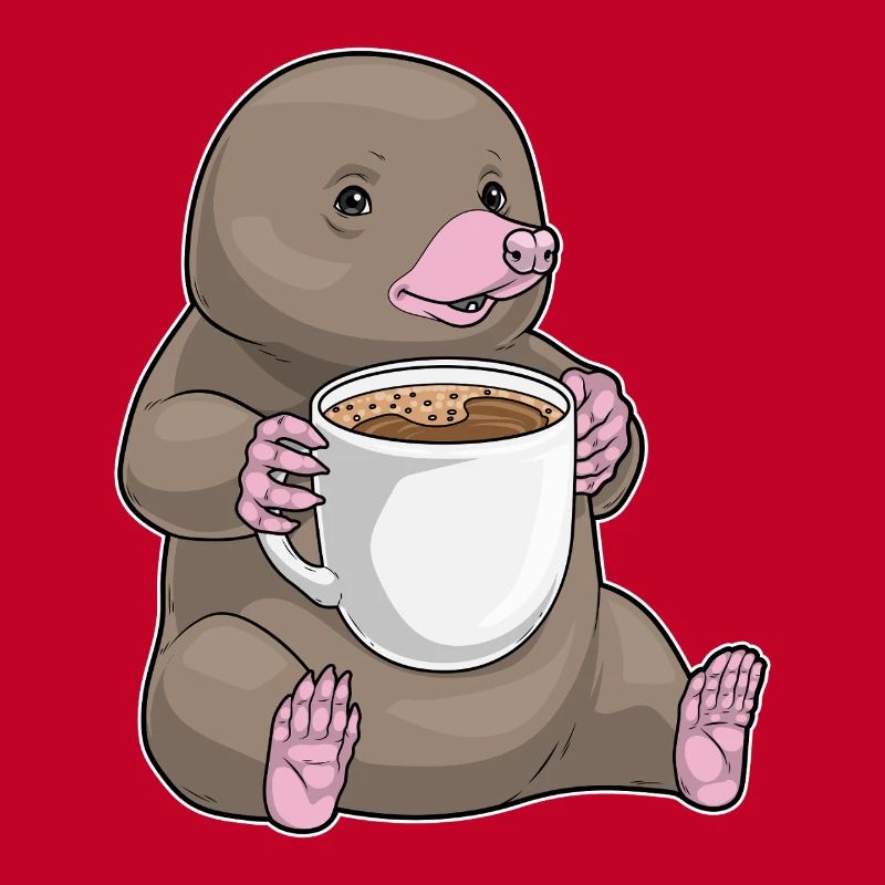 Maulwurf Kaffee Tasse