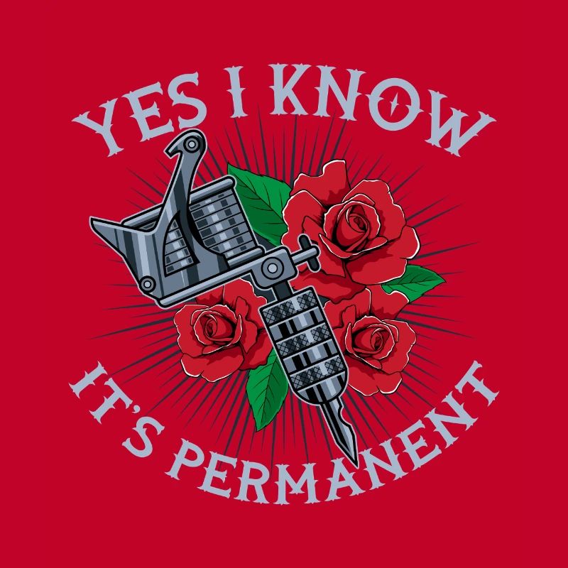 Yes I Know It’s Permanent Tattoo Rose Design
