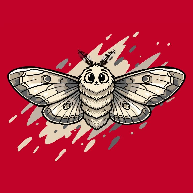 Illustration du papillon de nuit
