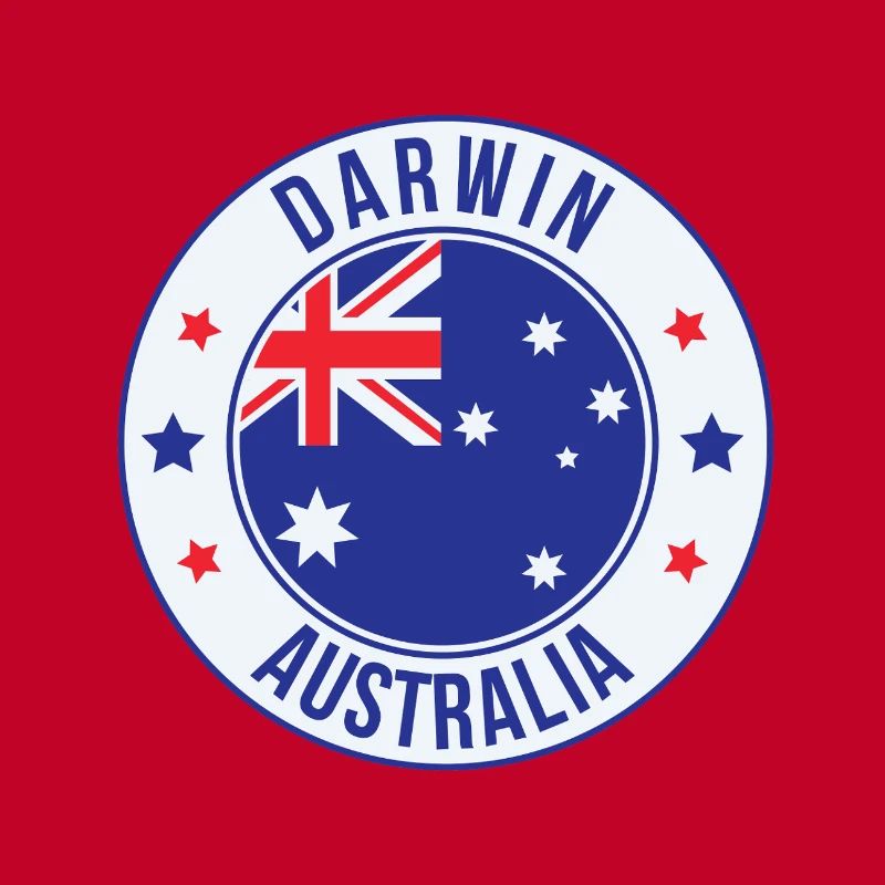Darwin Australia Emblem Patch