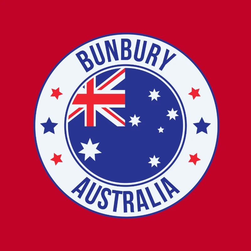 Insigne du drapeau australien de Bunbury