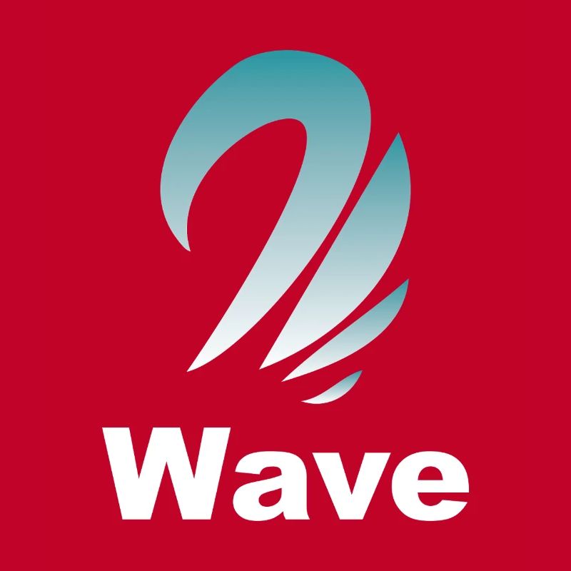 Wave Gradient Logo Design