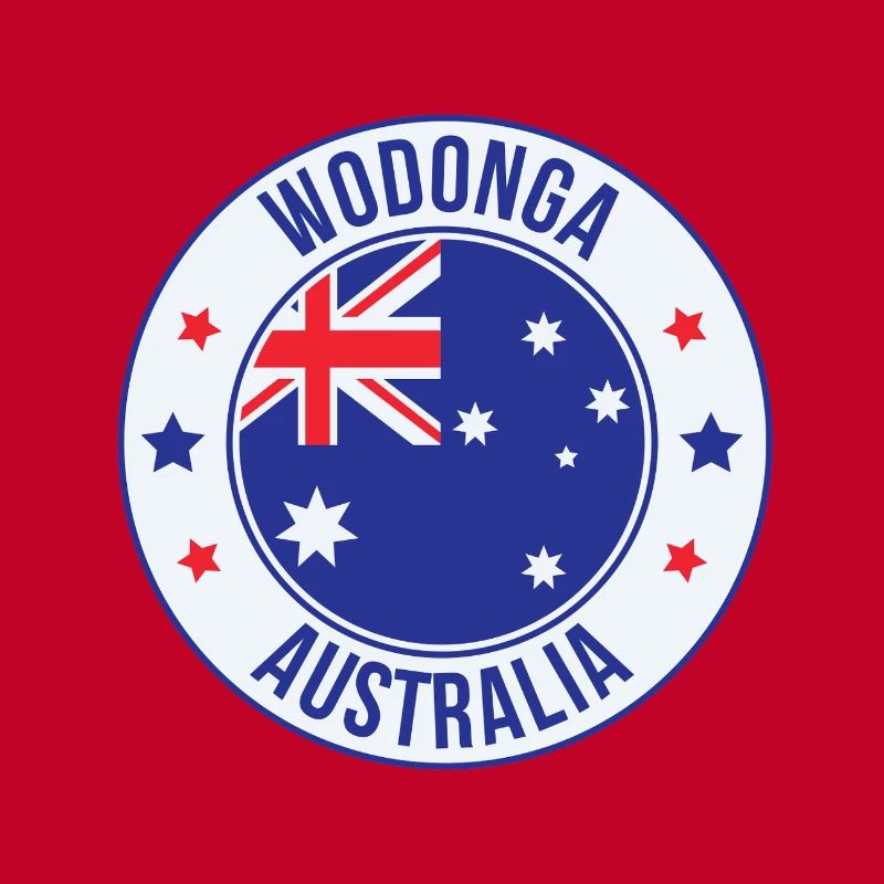 Wodonga Australia Badge