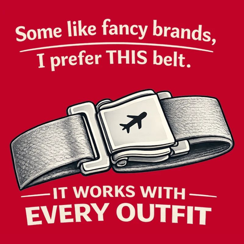 THIS Belt Spruch: Sitzgurt Flugzeug