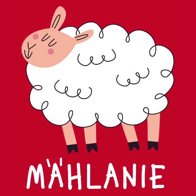 Mählanie – Jeu de mots drôle de mouton