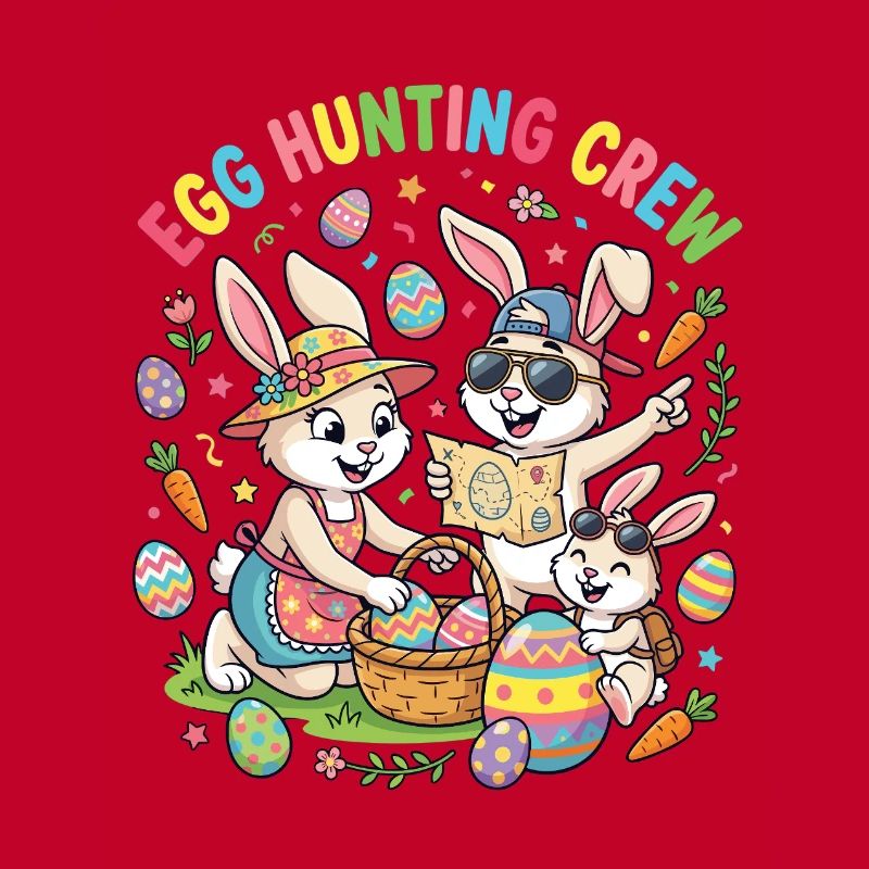Famille Hoster Bunny - Collecteur d’œufs