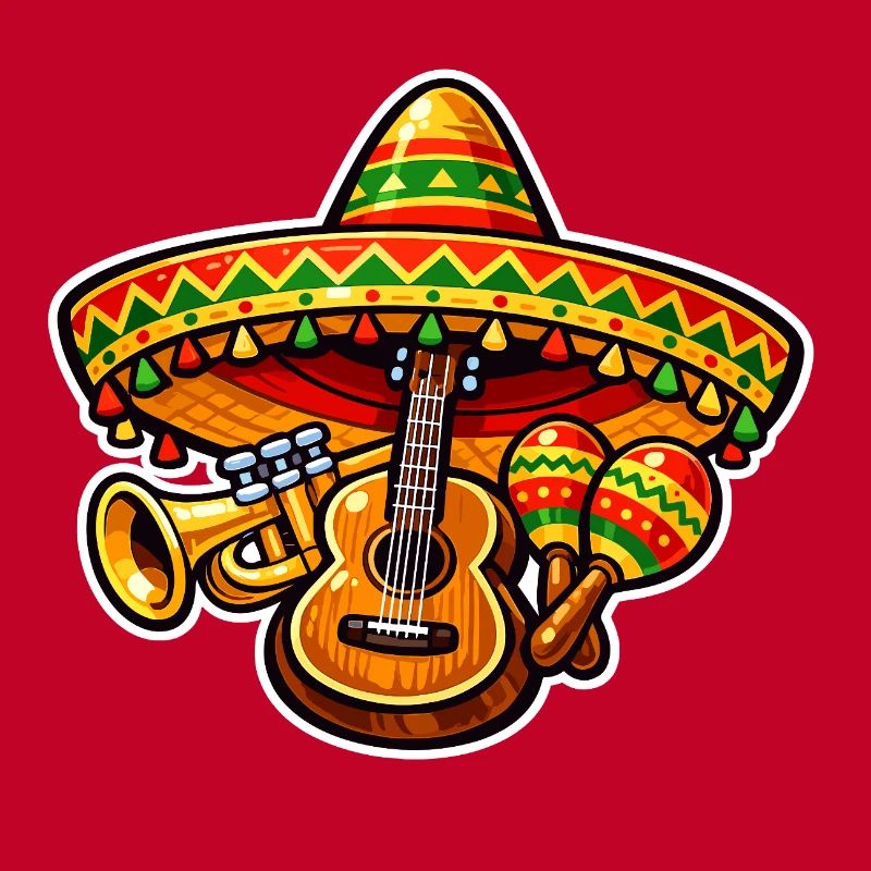 Fiesta Ukulele Sombrero Design