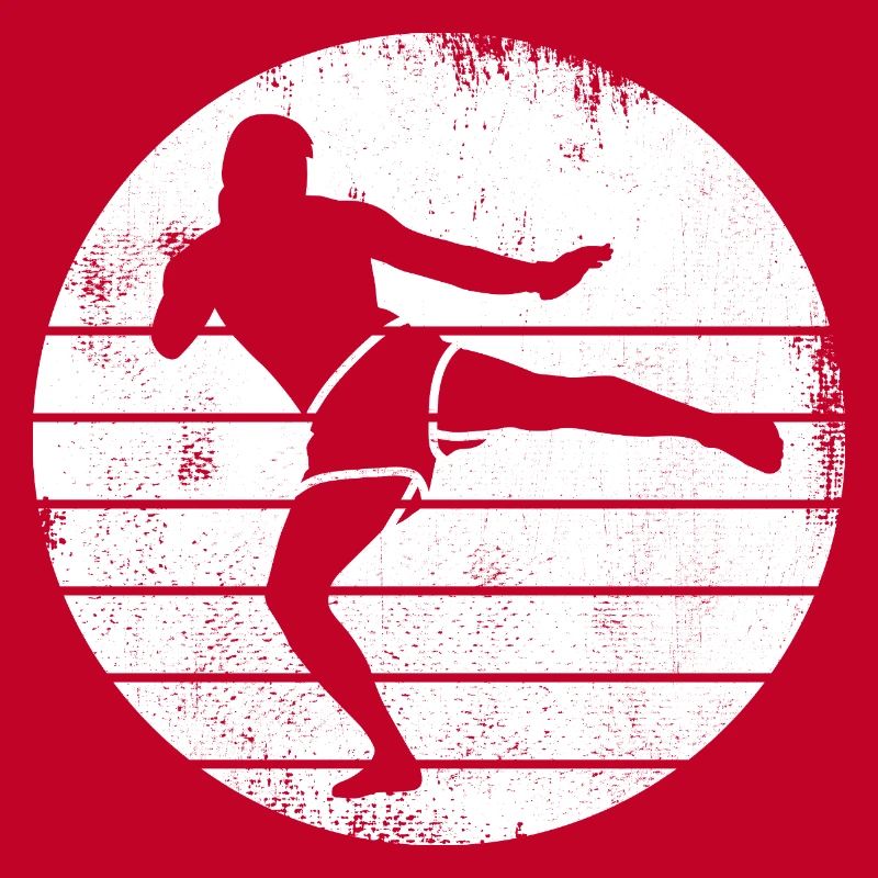 Kickboxer Zeichnung