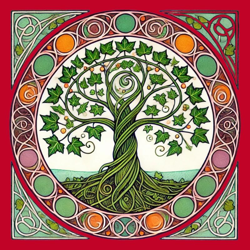 Vitrail circulaire de l’Arbre de Vie