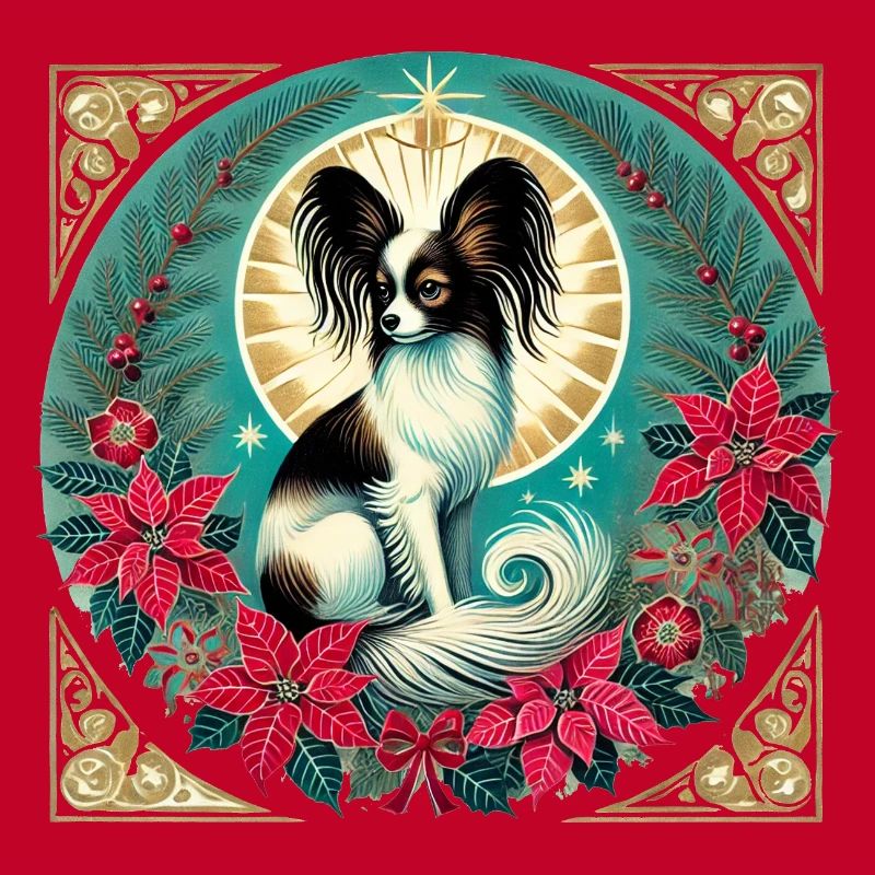Papillon Halo Weihnachtskreis