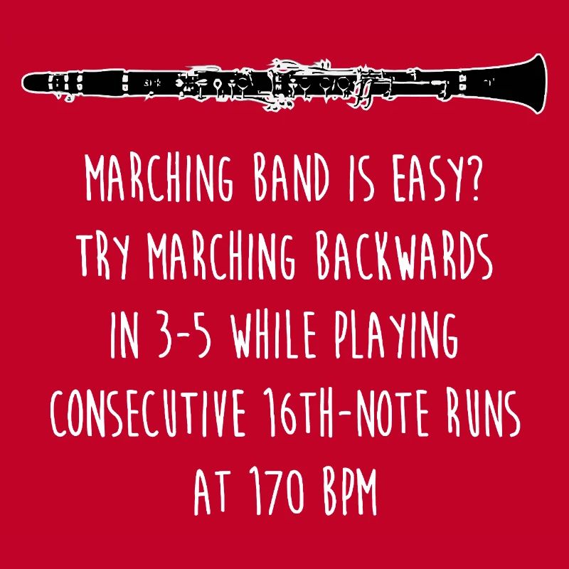 Backward Cadence Marching Tee