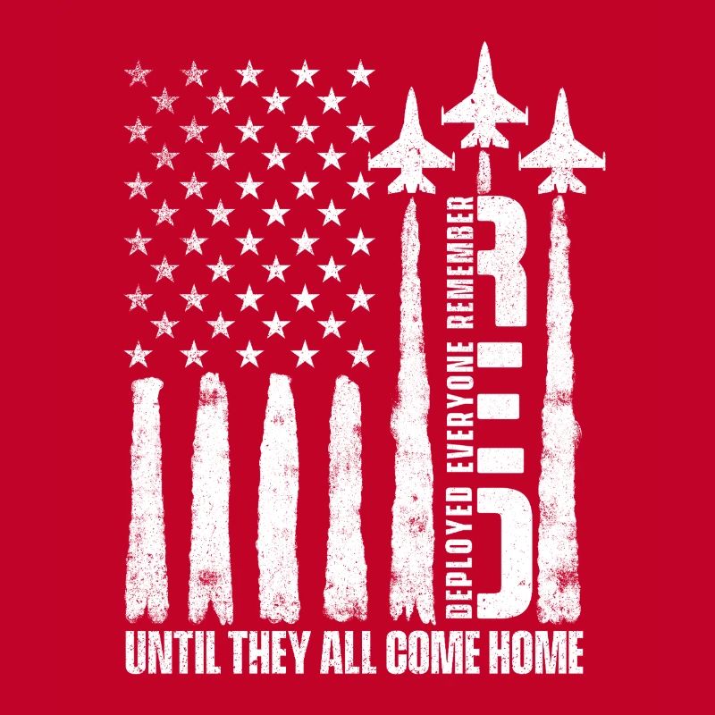 RED Until They All Come Home Support Troops
