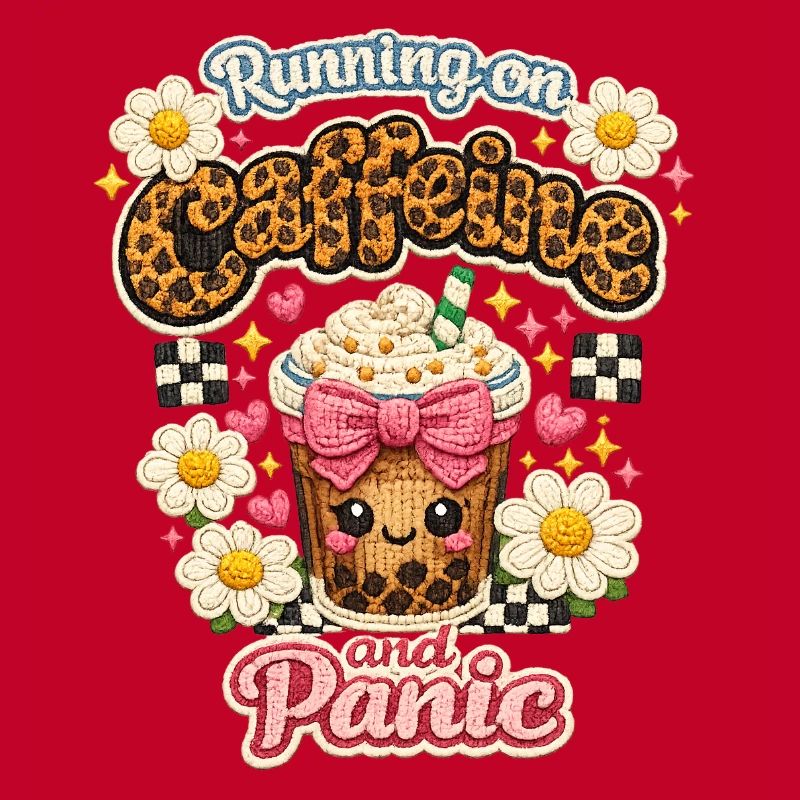 Café Chaos Patch Leopard Latte