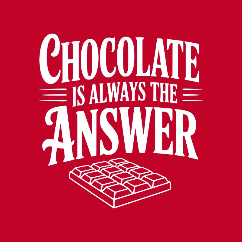 Le chocolat est toujours la solution
