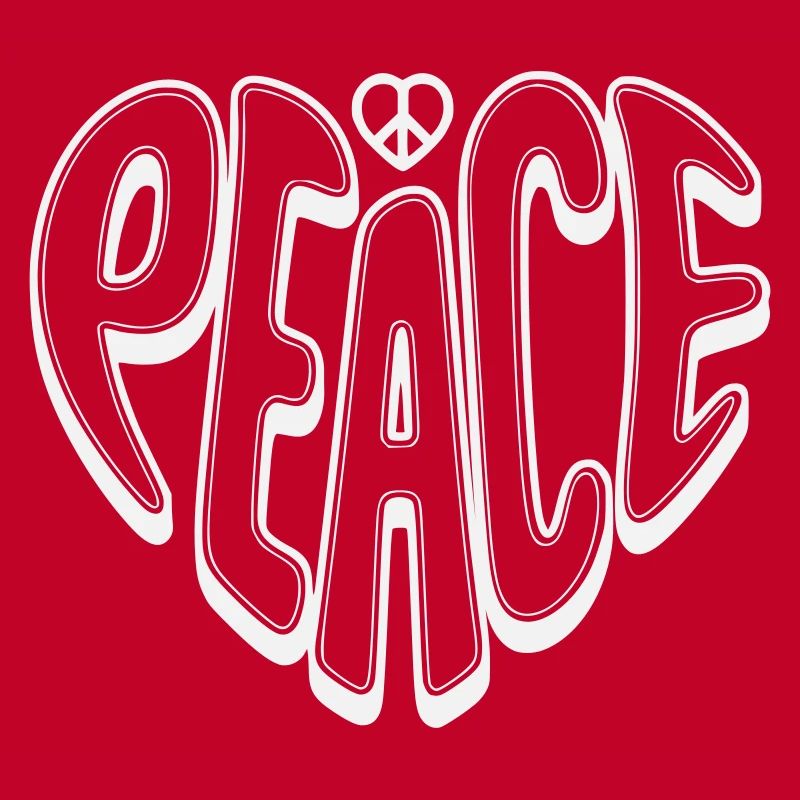 Peace Graffiti mit Peacezeichen 