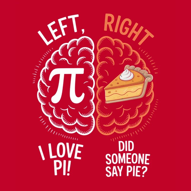 Pi vs Pie: Left Right Brain
