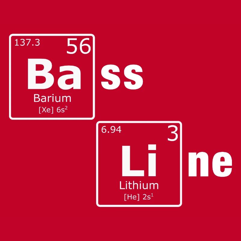 Ligne de basse PSE Éléments du tableau périodique Nerd