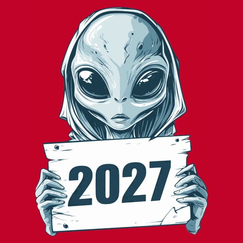 hellblaues Alien 2027