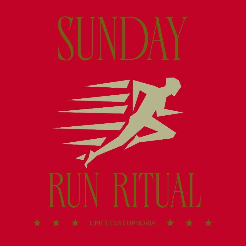 Coureur - Rituel de la course du dimanche