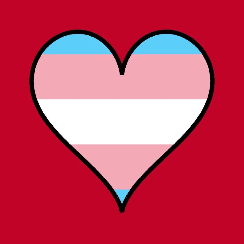 Trans Pride Herz