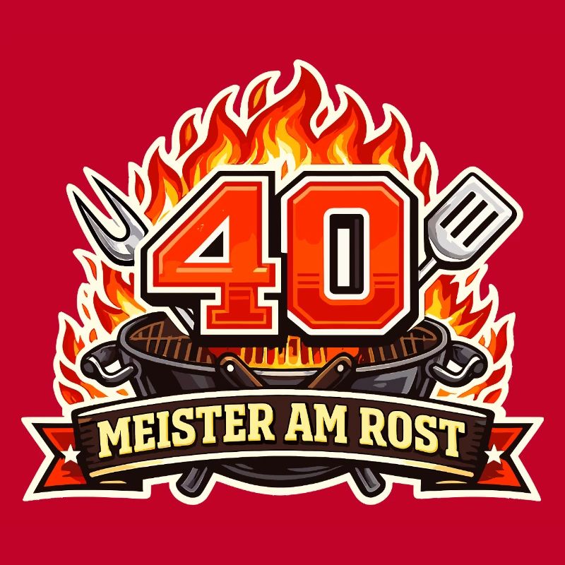 40 Master on the grill