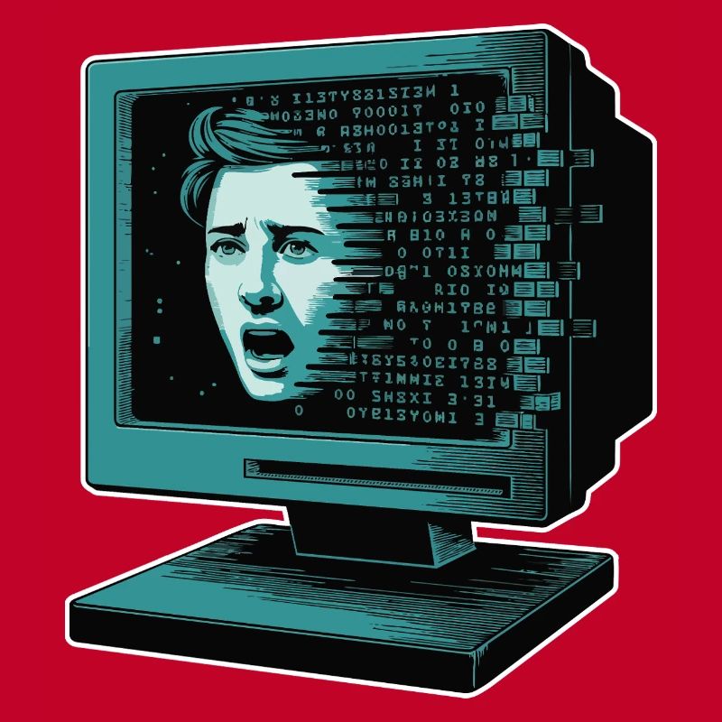 IA rétroglitch Retroglitch Computer Terror