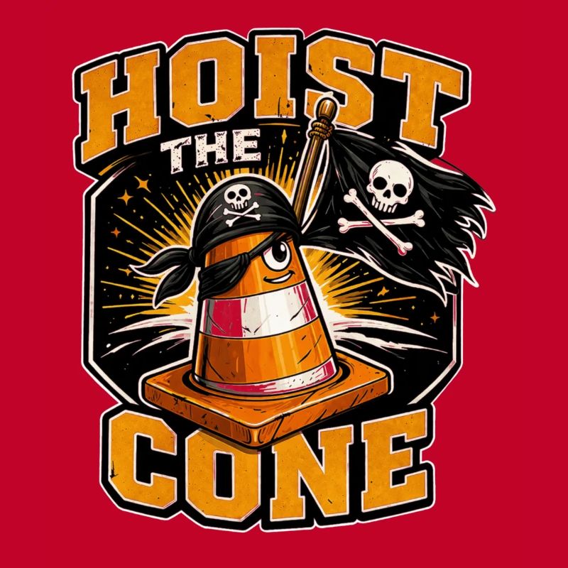 Construction Worker Road Construction Traffic Cone