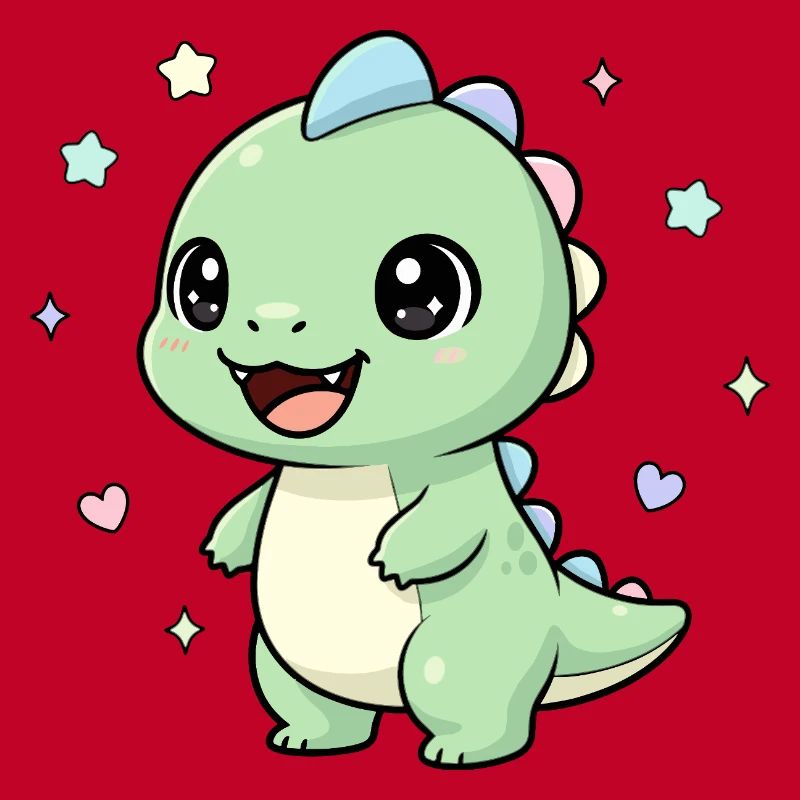 Pastel Dino Star Magic
