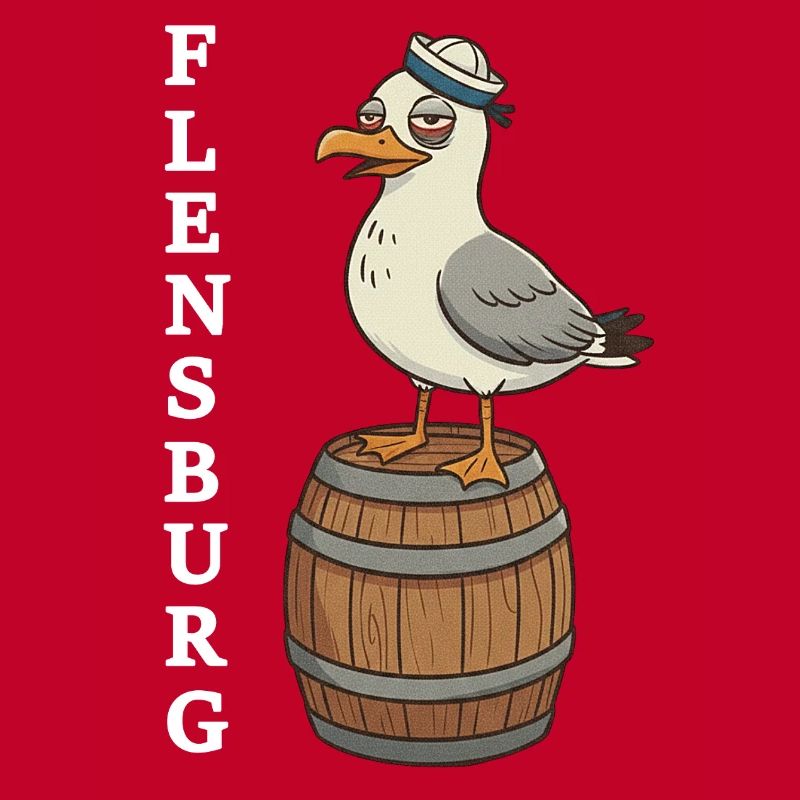 Flensburg Seagull Drunk