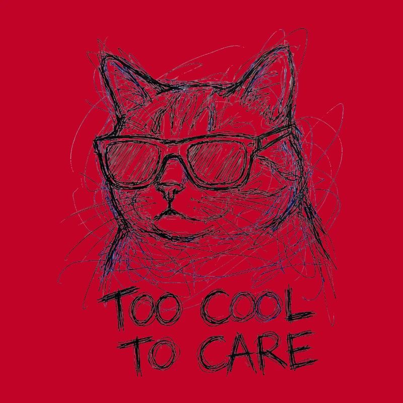 Cat coolness with sunglasses