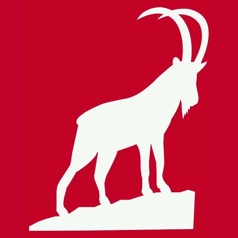 Alpine Bock Silhouette
