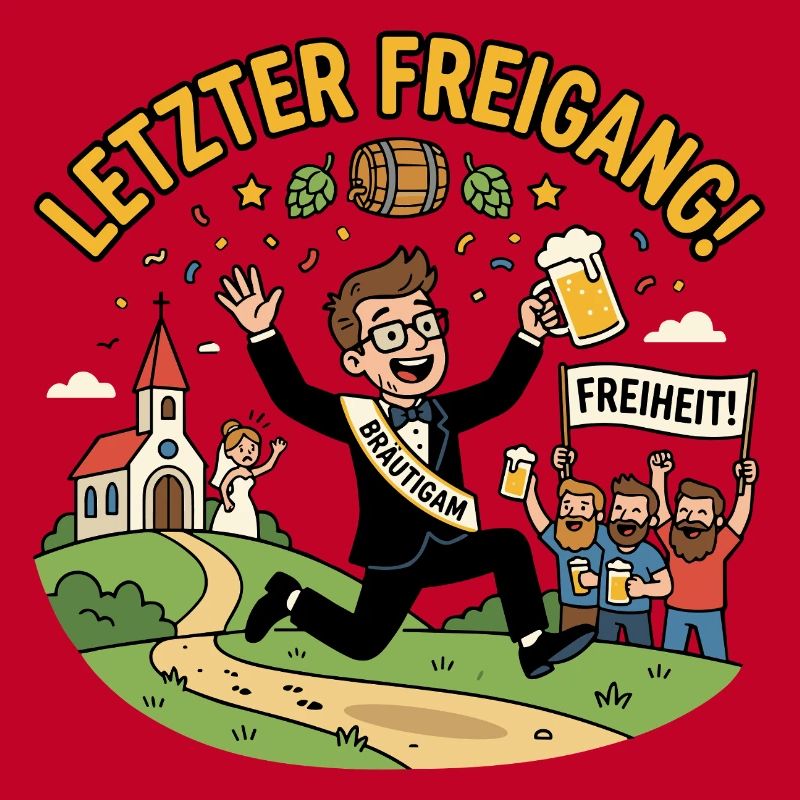 Letzte Ausfahrt JGA Endbaustelle Ehe
