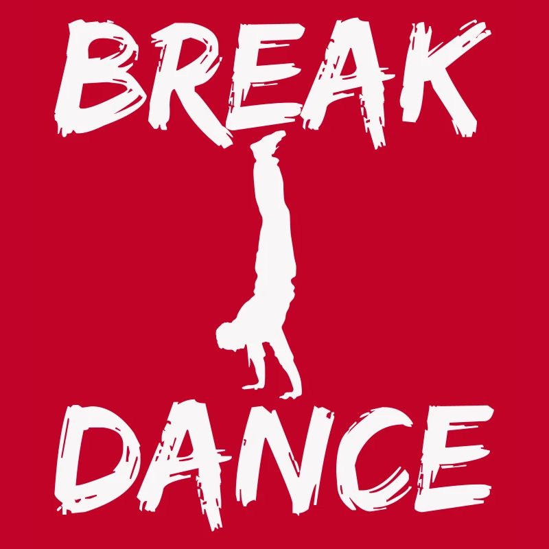 Breakdance Silhouette Motif